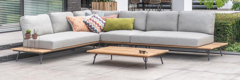 De 4so loungeset van Gerrits Tuinmeubelen komt in vele soorten en maten