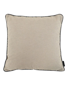 Madison | Madison Velvet Grey Piping/ Panama Linnen Sierkussen 45x45 cm