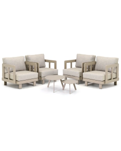 Sivara | Lamia/ Soniki stoel loungeset 6-delig