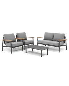 Barbados | Zhara stoel-bank loungeset 4-delig