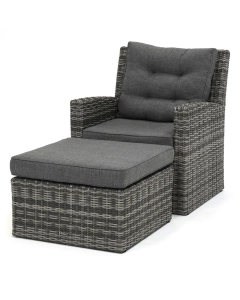 Sivara | Grando/ Marlo loungestoel met voetenbank