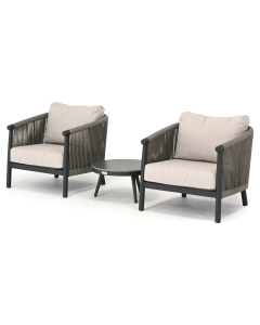 Sivara Senza/ Barbados Loja stoel loungeset 3-delig