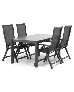 Barbados Bucine/ Cubas 160x90 cm dining tuinset 5-delig