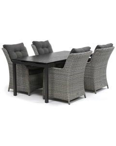 Sivara Nanto/ Belcanto Salvador 180x90 cm dining tuinset 5-delig