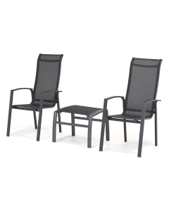 Barbados | Calva/ Olbia stoel-loungeset 3-delig stapelbaar