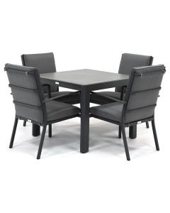 Barbados Etna/ Cubas 90x90 cm dining tuinset 5-delig