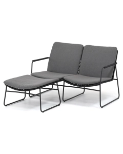 Taste 4SO | Elba loungebank 127 cm incl. voetenbank