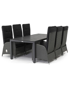 Sivara Senna/ Barbados Natale 220x100 cm dining tuinset 7-delig verstelbaar