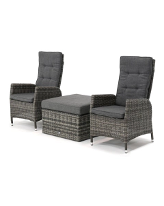 Sivara | Sabo/ Marlo stoel loungeset 3-delig verstelbaar