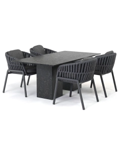 Sivara Catena/ Belcanto Yara 180x90 cm dining tuinset 5-delig