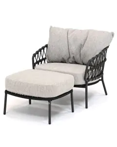 4 Seasons Outdoor | Calpi loungestoel met voetenbank