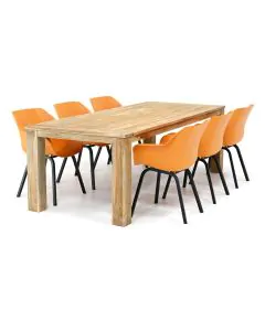 Hartman Sophie Element / Woodfort 240x100 cm dining tuinset 7-delig