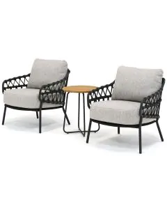 4 Seasons Outdoor | Calpi/ Verdi low diningstoel loungeset 3-delig