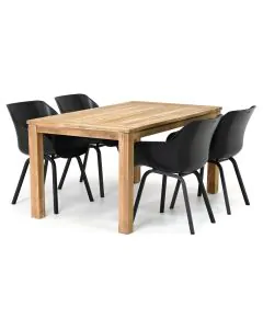 Hartman Sophie Element/ Woodfort 160x90 cm diningset 5-delig