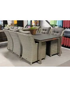 Showmodel - Sivara Nanto dining tuinset 7-delig