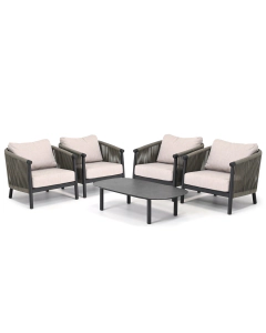 Sivara | Senza stoel loungeset 5-delig