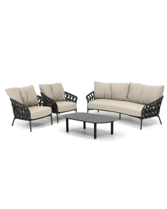 Taste 4SO Albareto/ Sivara Senza stoel-bank loungeset 4-delig