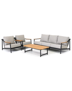 Barbados | Carmaso stoel-bank loungeset 4-delig