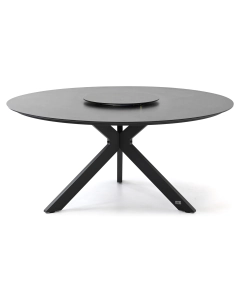 4 Seasons Outdoor | Locarno diningtafel ø160 cm/ Lazy Susan ø58 cm