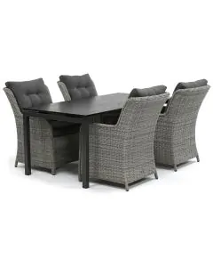 Sivara Nanto/ Belcanto Salvador 180x90 cm dining tuinset 5-delig