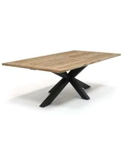 Teak tuintafel Garrison teak diningtafel 240x120cm
