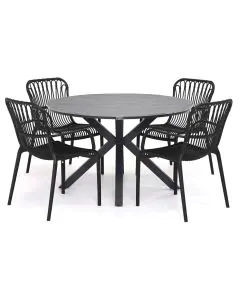 Barbados Comtessa/ Sivara Anivo 120 cm dining tuinset 5-delig