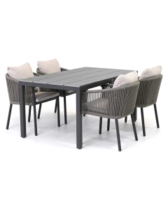 Sivara Senza/ Sarina 160x90 cm dining tuinset 5-delig