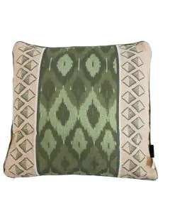 Madison | Ikatin Green sierkussen 50x50 cm