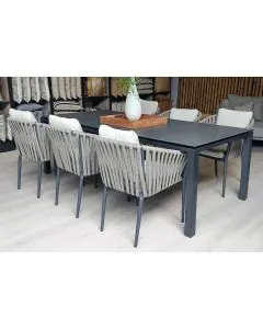 Showmodel - Barbados Turpan dining tuinset 7-delig