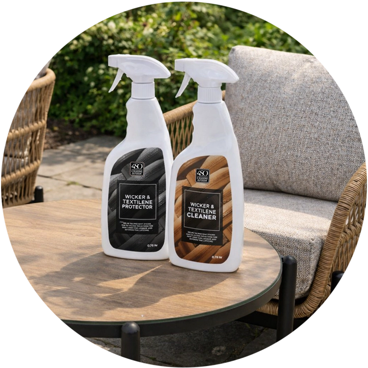 Wicker-en-Textilene-schoonmaakmiddelen