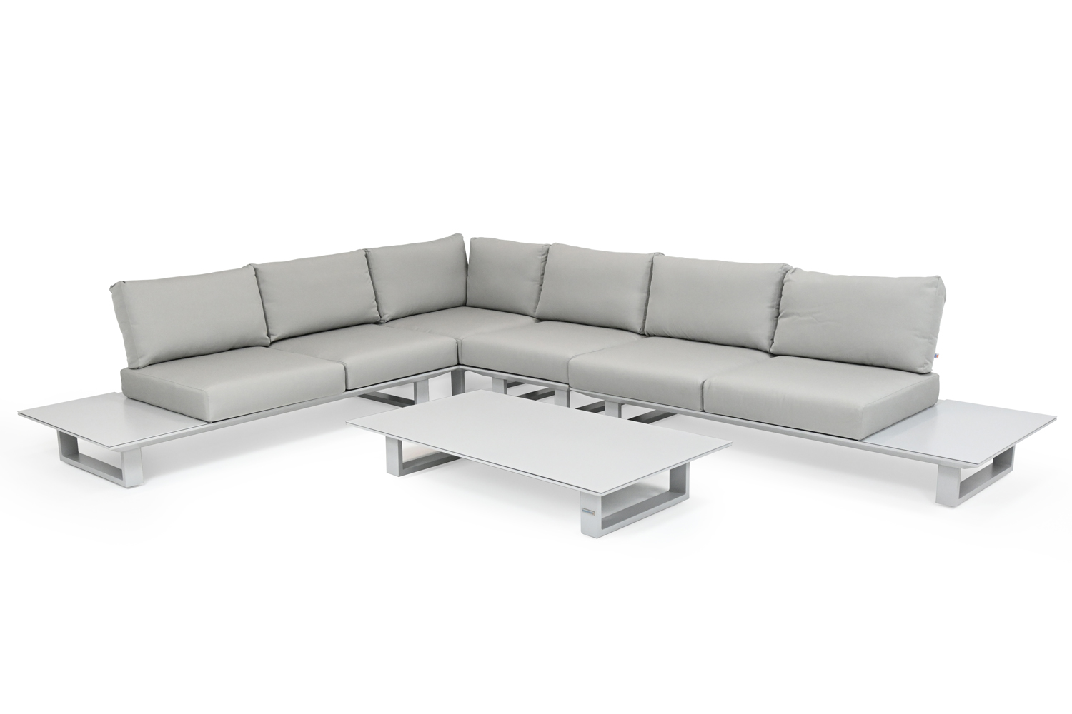 Een loungeset grijs komt in allerlei stijlen
