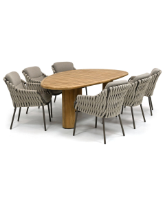 4 Seasons Outdoor Montera/ Taste 4SO Corsica 240x130 cm dining tuinset 7-delig