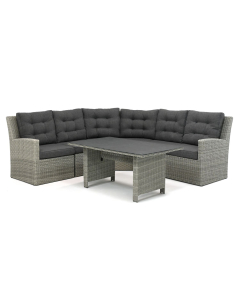 Sivara | Parlo XL hoek dining-loungeset 6-delig