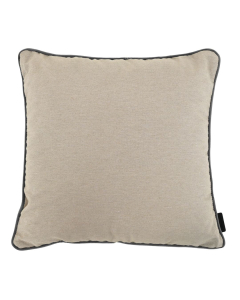Madison | Madison Velvet Grey Piping/ Panama Linnen Sierkussen 45x45 cm