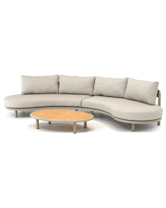 Sivara | Marant loungeset met chaise longue 3-delig