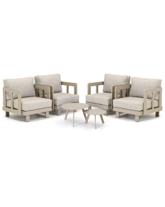 Sivara | Lamia/ Soniki stoel loungeset 6-delig