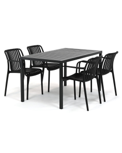 Barbados Ravella/ Nardi Cube 140x80 cm dining tuinset 5-delig