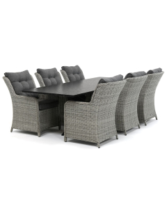 Sivara Nanto/ Belcanto Beliza 240x100 cm dining tuinset 7-delig