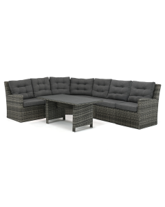 Sivara | Parlo XL hoek dining-loungeset 7-delig