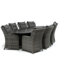 Sivara Nanto/ Belcanto Beliza 300x120 cm dining tuinset 9-delig