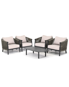 Sivara | Senza stoel loungeset 5-delig