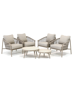 Barbados Almera/ Rotas/ Loja stoel loungeset 6-delig