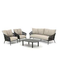 Taste 4SO Albareto/ Sivara Senza stoel-bank loungeset 4-delig