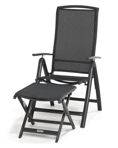 Barbados | Torres/ Tudor standenstoel verstelbaar met voetenbank