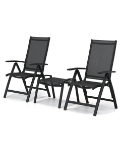 Barbados | Pratos/Casse balkonset 3-delig verstelbaar