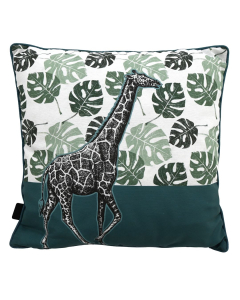 Madison | Giraffe Sea Blue sierkussen 50x50 cm