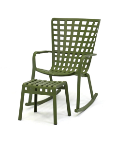 Nardi | Folio/ Poggio schommel loungestoel verstelbaar met voetenbank