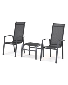 Barbados | Calva/ Olbia stoel-loungeset 3-delig stapelbaar