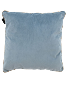 Madison | Velvet Light Blue/ Panama Linnen Sierkussen 45x45 cm