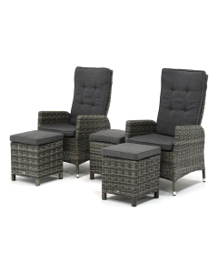 Sivara | Sabo/ Breso stoel loungeset 5-delig verstelbaar